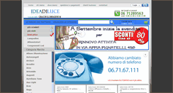 Desktop Screenshot of ideadiluce.it